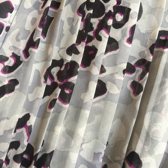 NWT A/X Armani Exchange Animal Print Grey Dress - Picture 12 of 16